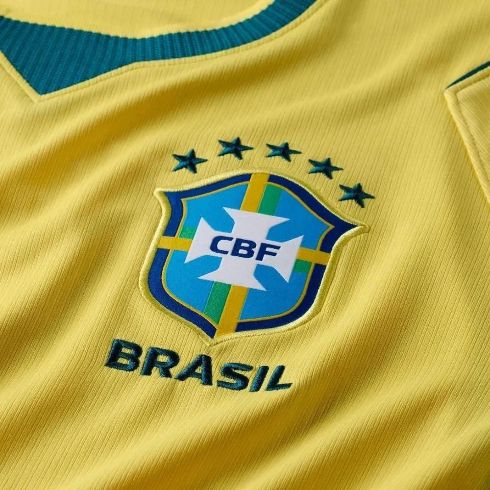 Camisa Brasil 26/27 I Amarela Feminina