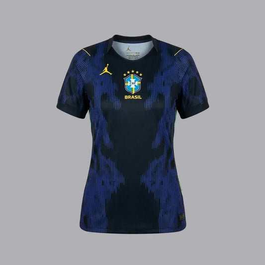 Camisa Brasil 26/27 II Azul Feminina